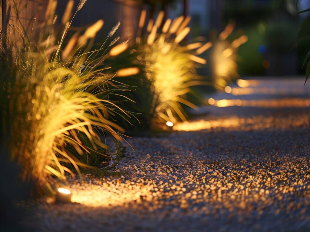 Jakie lampy ogrodowe najlepiej sprawdzą się w przestrzeniach z dużą ilością niskich krzewów