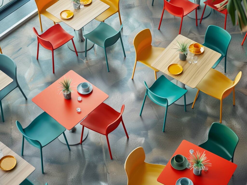 Jakie materiały najlepiej nadają się do mebli w restauracjach o wysokim natężeniu ruchu