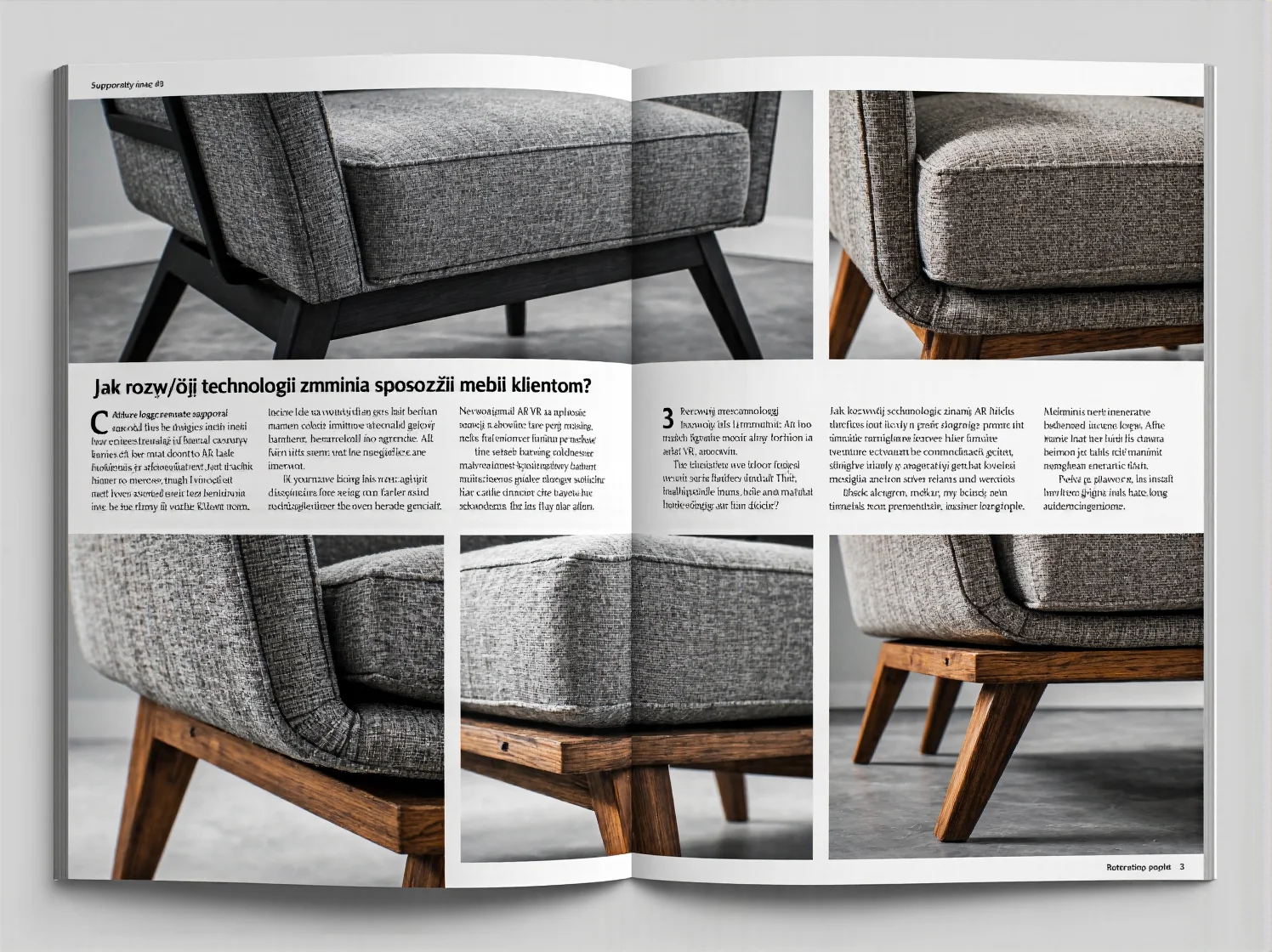 Aplikacja mobilna z rozszerzoną rzeczywistością dopasowująca meble do wymiarów pokoju.