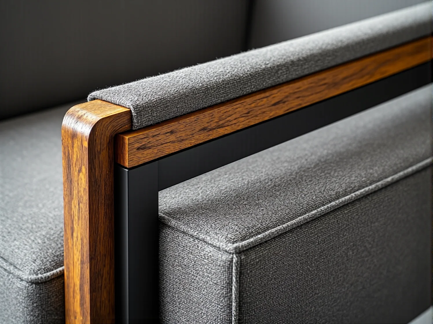 Czarne regały biurowe z drewna i metalu do przechowywania dokumentów