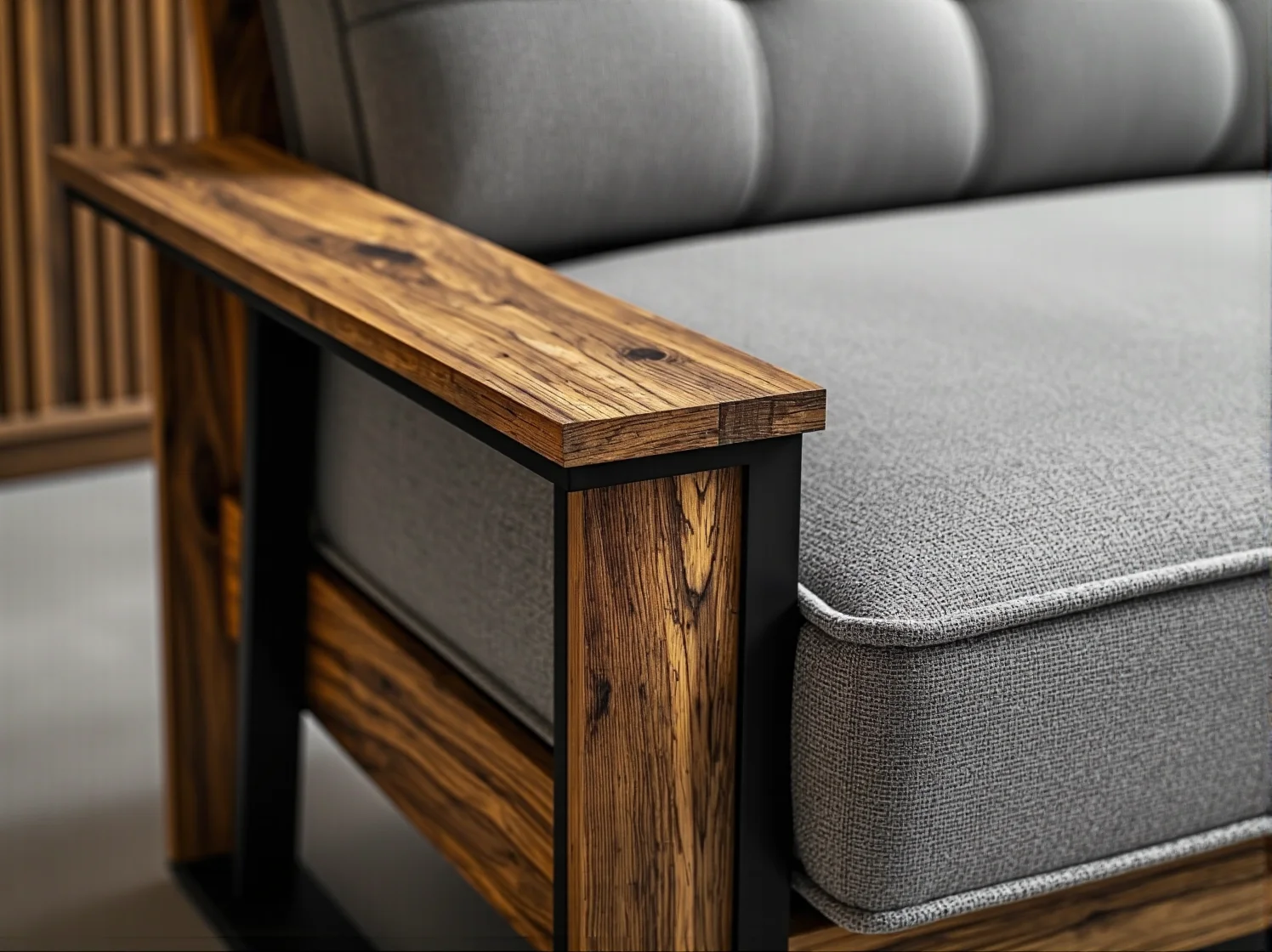 Ewolucja upcyklingu w projektowaniu wnętrz. Odnowiona komoda vintage z lat 60. w sypialni.