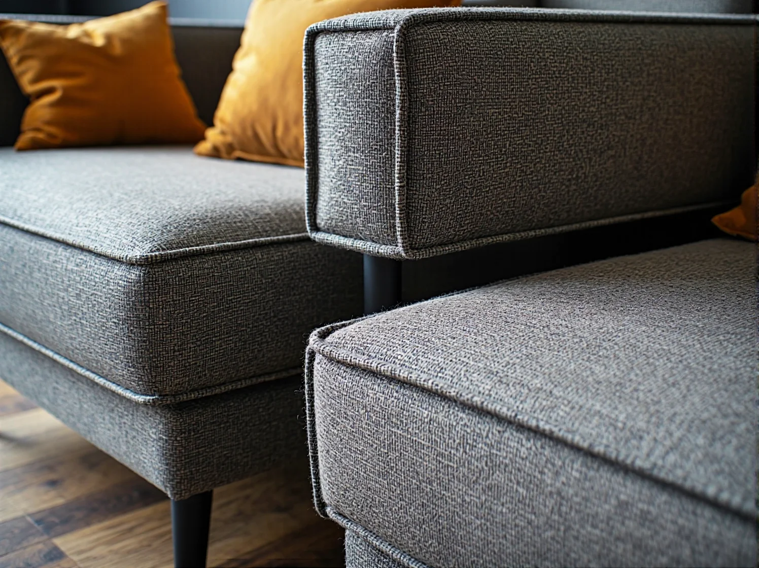 Przytulna kuchnia scandi z klasycznym kredensem i pastelowymi dodatkami.