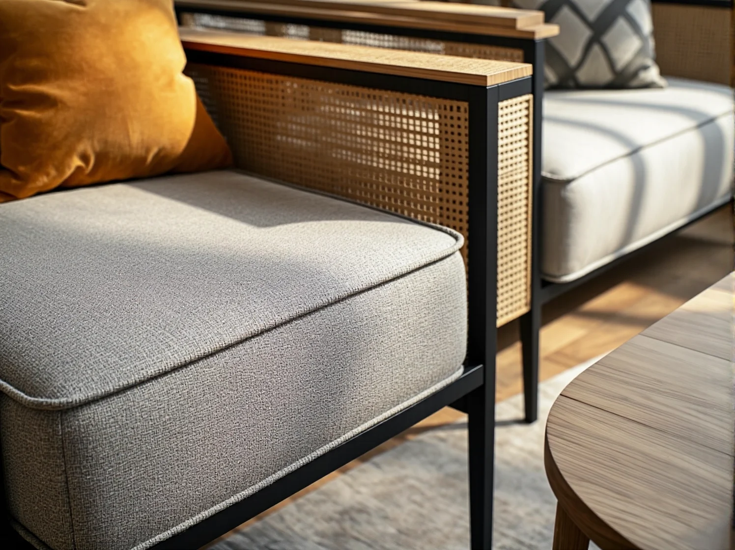 Drewniane łóżeczko dziecięce posiadające certyfikaty jakości.