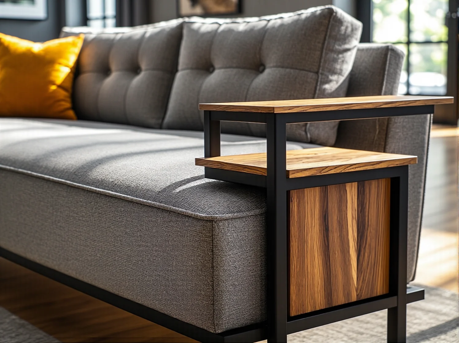 Łóżko kontynentalne obite plamoodporną tkaniną, łatwe w czyszczeniu i przyjazne dzieciom