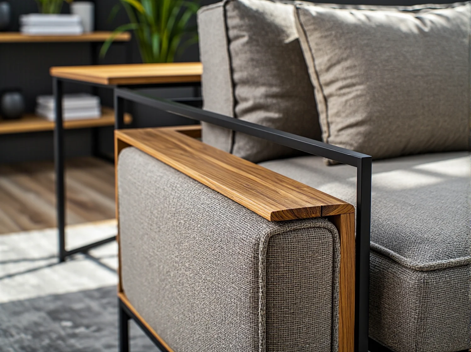 Kompaktowe meble w stylu industrialnym powiększające małe wnętrze