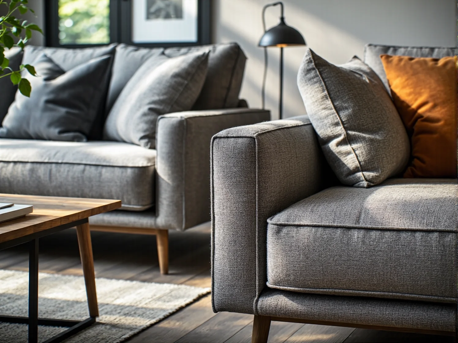 Minimalistyczna lampa elewacyjna idealnie dopasowana do nowoczesnego stylu domu.