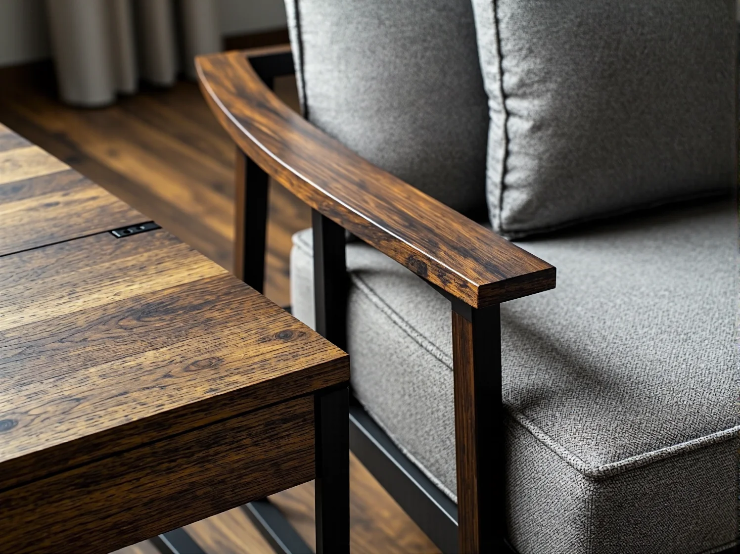 Modułowe meble z recyklingu wydrukowane w 3D, idealne do nowoczesnych i zrównoważonych wnętrz.